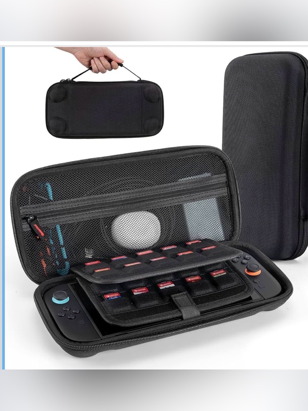 NWOT Carrying Case for Nintendo Switch 2, Hard Shell Travel Storage Bag w 20